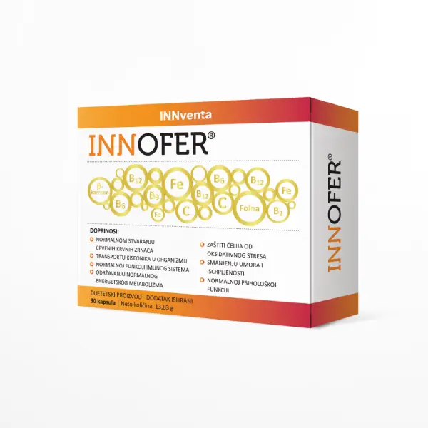 Innofer® poboljšava krvnu sliku, smanjuje umor i jača imunitet i moždane funkcije