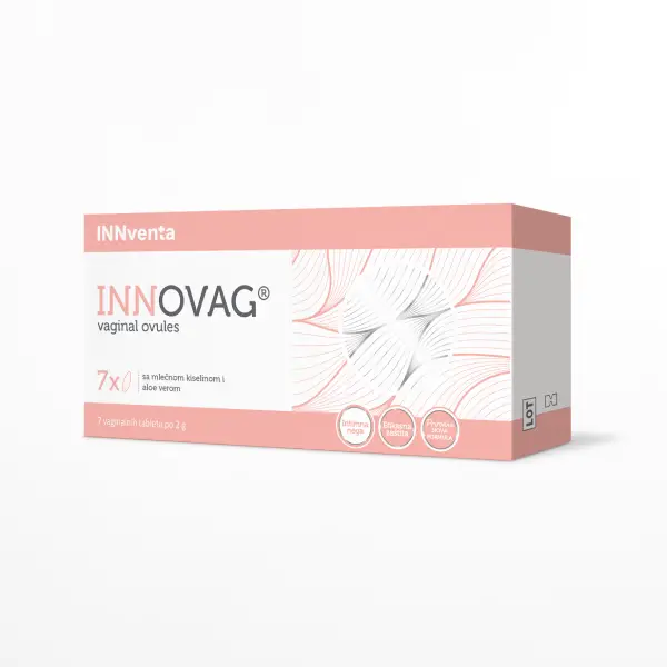 Innovag pomaže u lečenju bakterijskih i gljivičnih infekcija i obnavlja vaginalnu sluzokožu